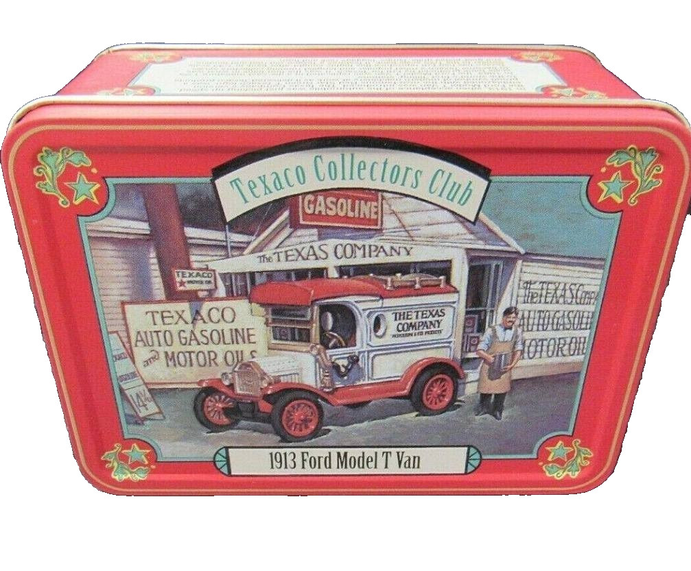 ERTL Texaco Collectors Club 1913 Ford Model T Delivery Van 1:43 Diecast F536
