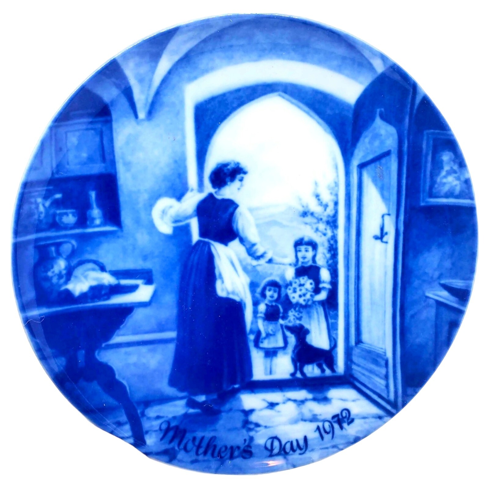 Flowers for Mother Kaiser Plate Mother\'s Day 1972 2nd Issue Vintage 