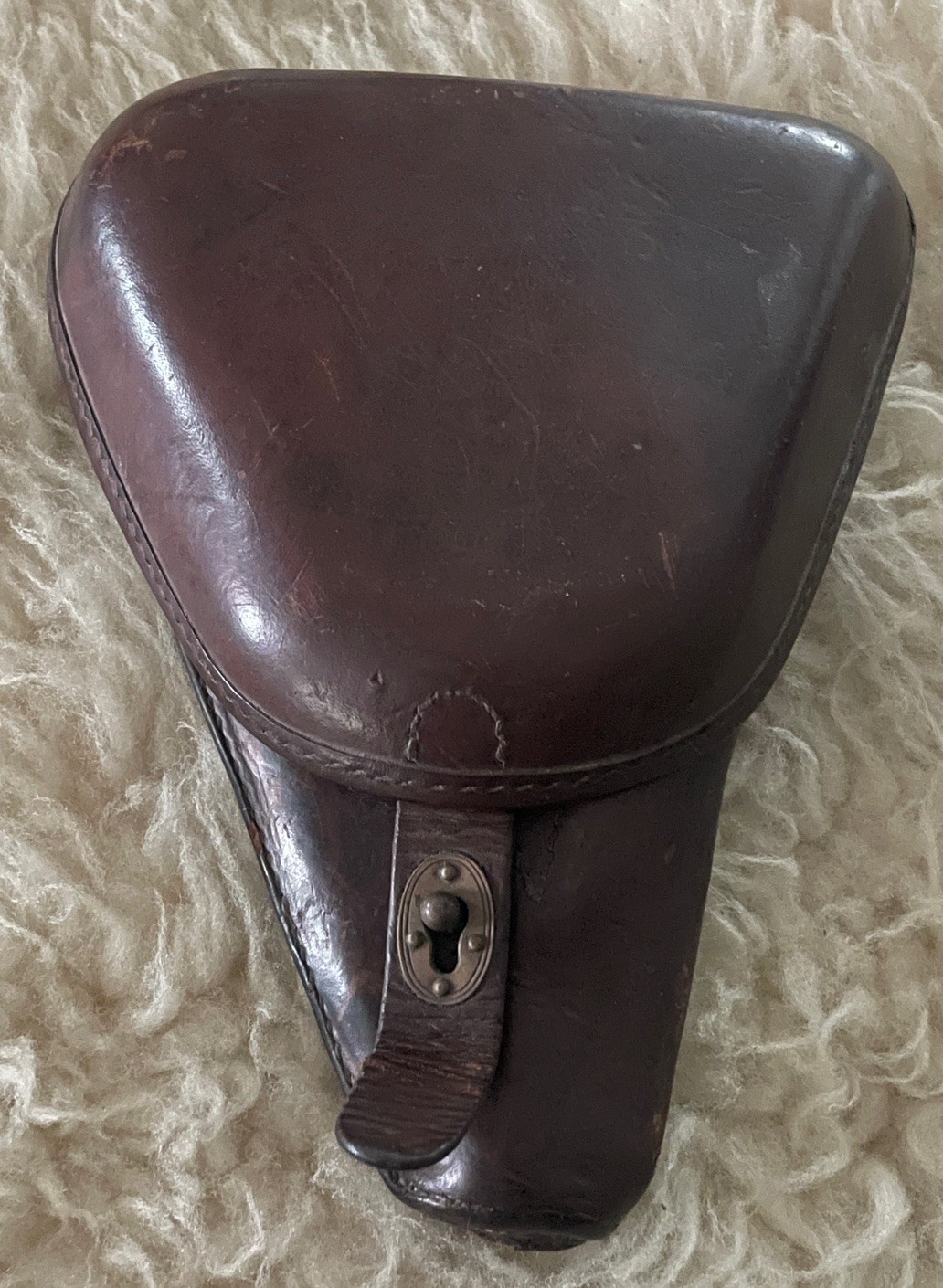Vintage NAMBU 14 Leather Holster WWII WW2