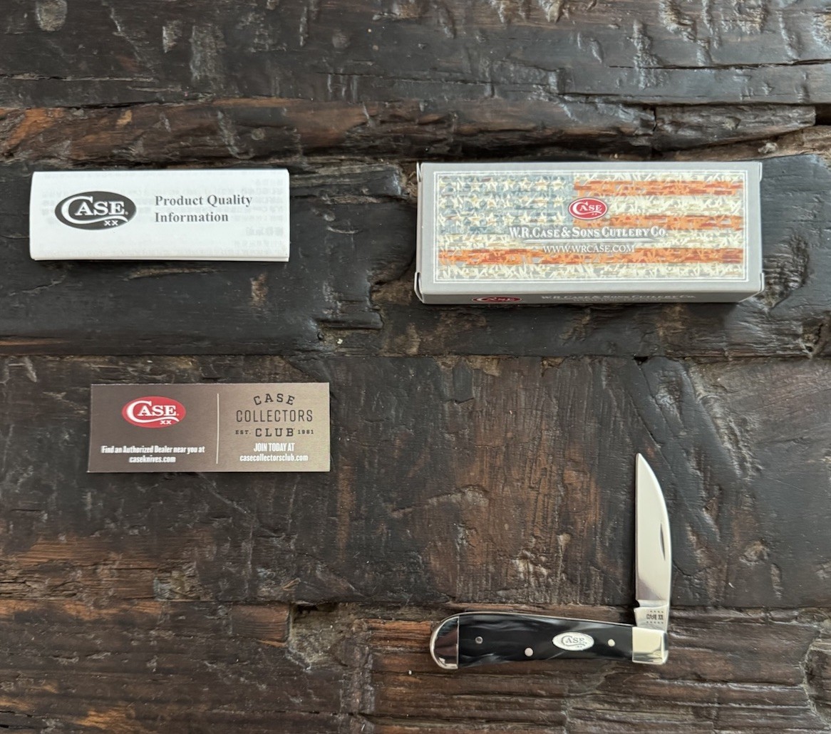 2022 CASE XX SparXX 10117 Black Pearl Kirinite Sway Back TONY BOSE  Knife NIB 🔥