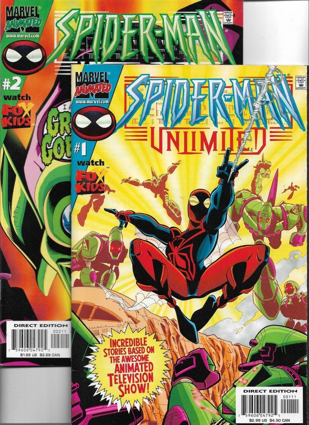 SPIDER-MAN UNLIMITED #1 #2 1999 NEAR MINT- 9.2 3595 GREEN GOBLIN
