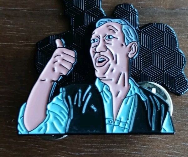 U.S.A. OK Bloodsport 1988 Custom Eamel pin Karate Movie Martial Art Jean Claude 