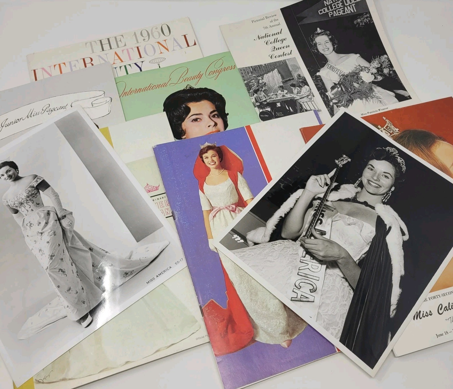 1960\'s Beauty Pageant Magazines - Official Programs - Photos Lot