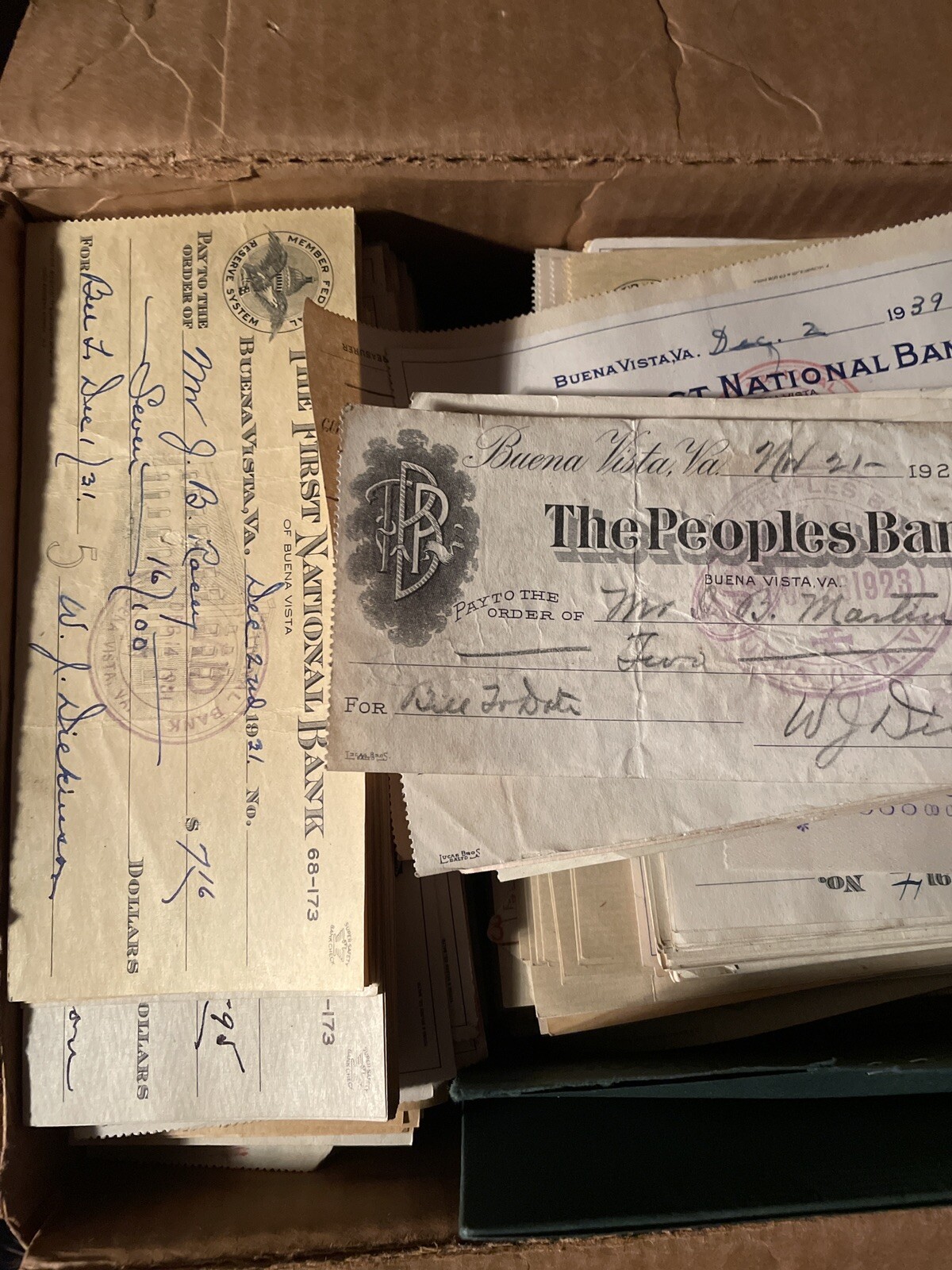 Lot Of 5 X old vintage checks RANDOM PULL 1900’s Lot Of 5 X old vintage checks RANDOM PULL 1900’s