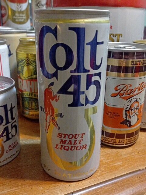  Colt 45 Stout Malt Liquor Phoenix AZ  Pull Tab Beer Can Empty Carling National