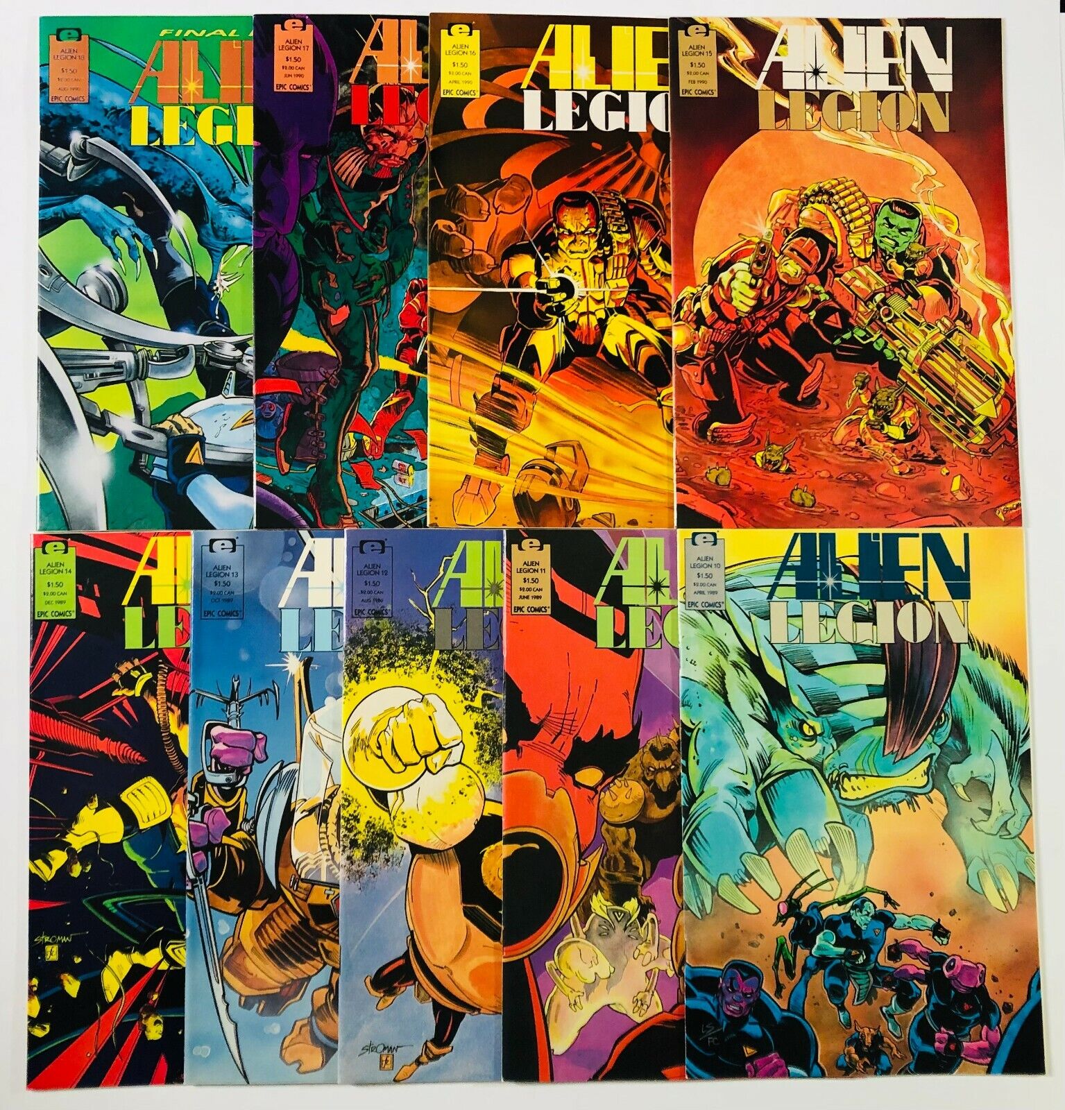Alien Legion #10-18   Epic Comic Book Lot/ Series Run  