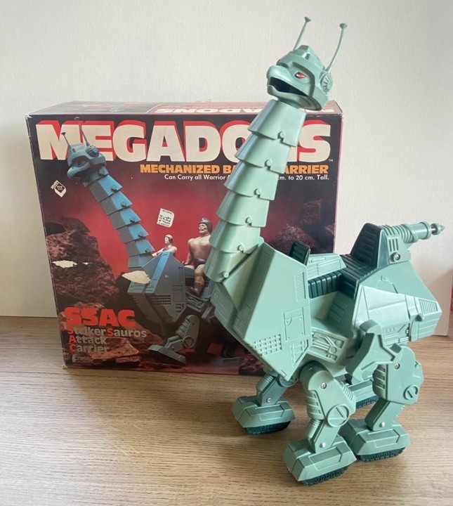 Vintage Megadons SSAC Striker Sauros Attack Carrier 1983 Creata With Box Vintage Megadons SSAC Striker Sauros Attack Carrier 1983 Creata With Box