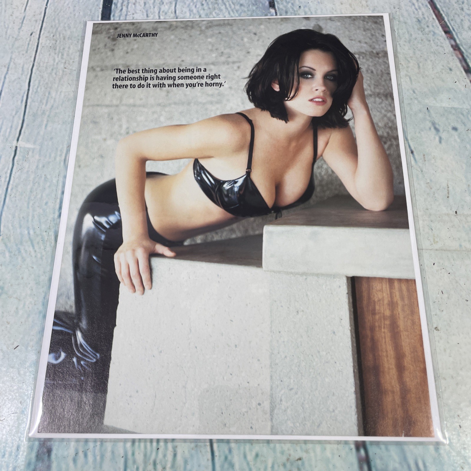 2000 Sexy Jenny McCarthy Hot Body Vintage Print Ad/Poster Pinup Art Magazine Pg
