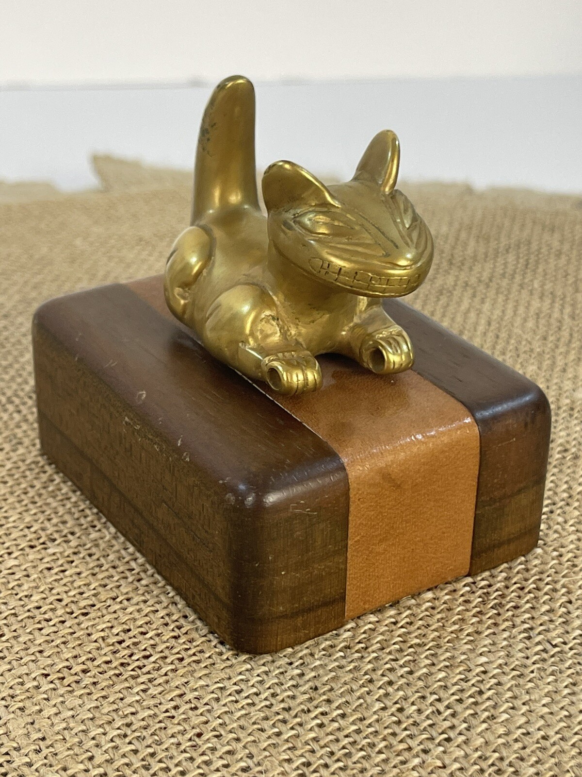 LA CANO Owl PRE-COLUMBIAN Figurine Reproduction Galeria Cano