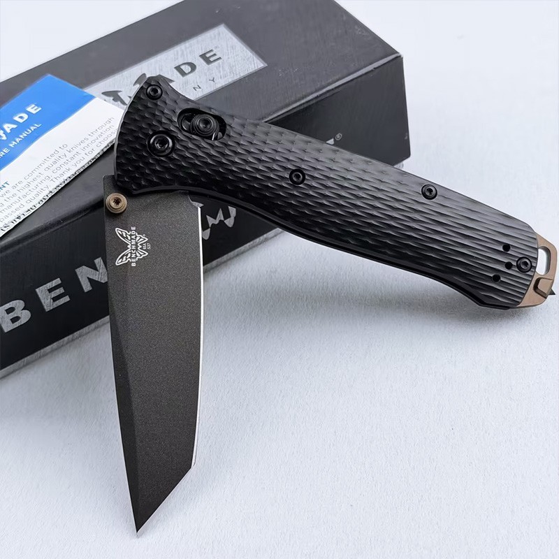 Benchmade Bailout 537GY-03 Black Aluminum Handle Tanto M4 Blade Folding Knife Benchmade Bailout 537GY-03 Black Aluminum Handle Tanto M4 Blade Folding Knife