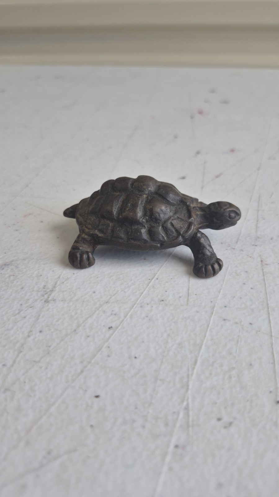Rare 1890\'s Post & Co. Cincinnati Ohio Cast Iron Turtle  Paperweight Excellent 