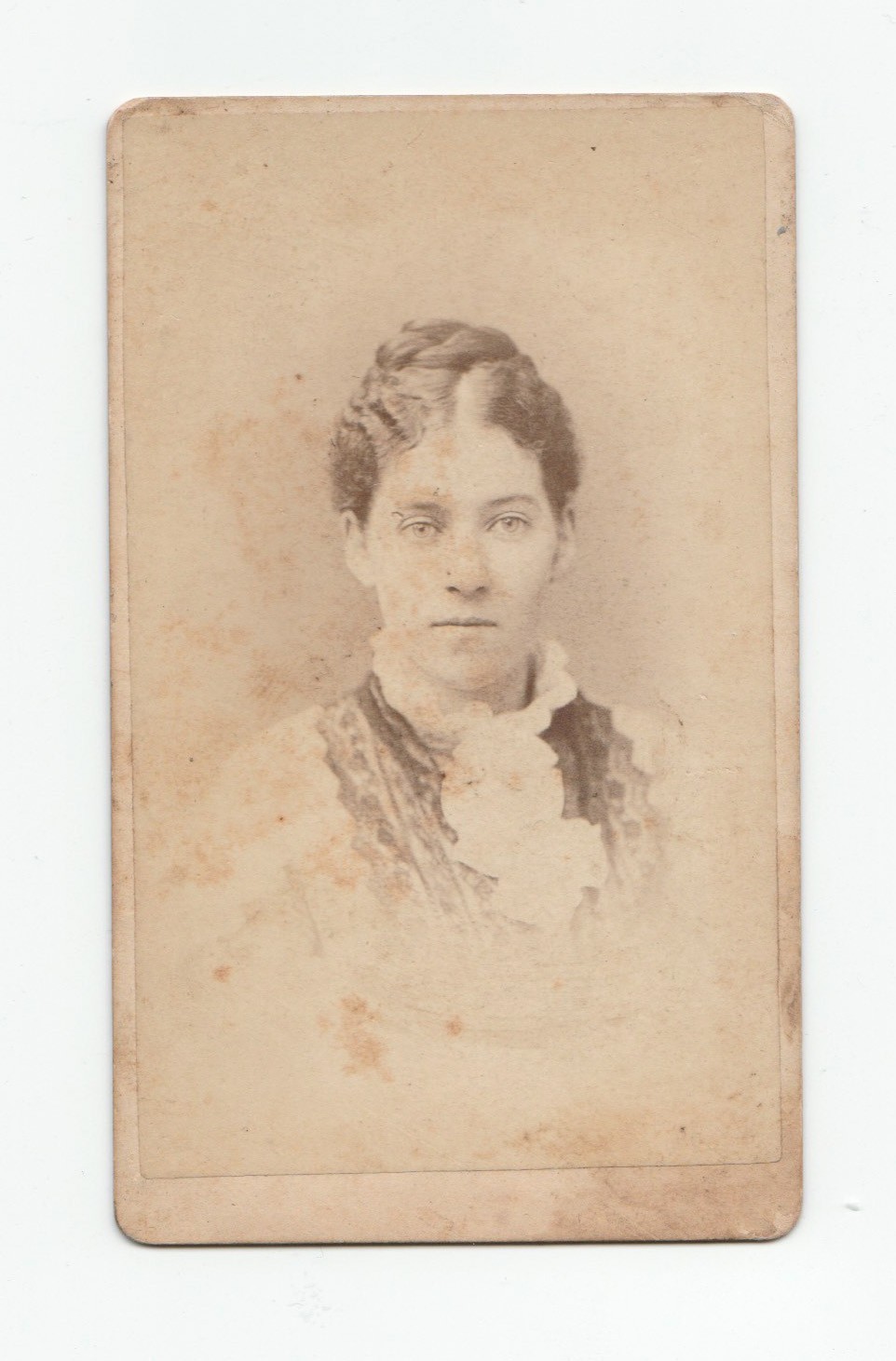 W. Shaw Warren Boston MA CDV Photo of Young Woman C. 1880s