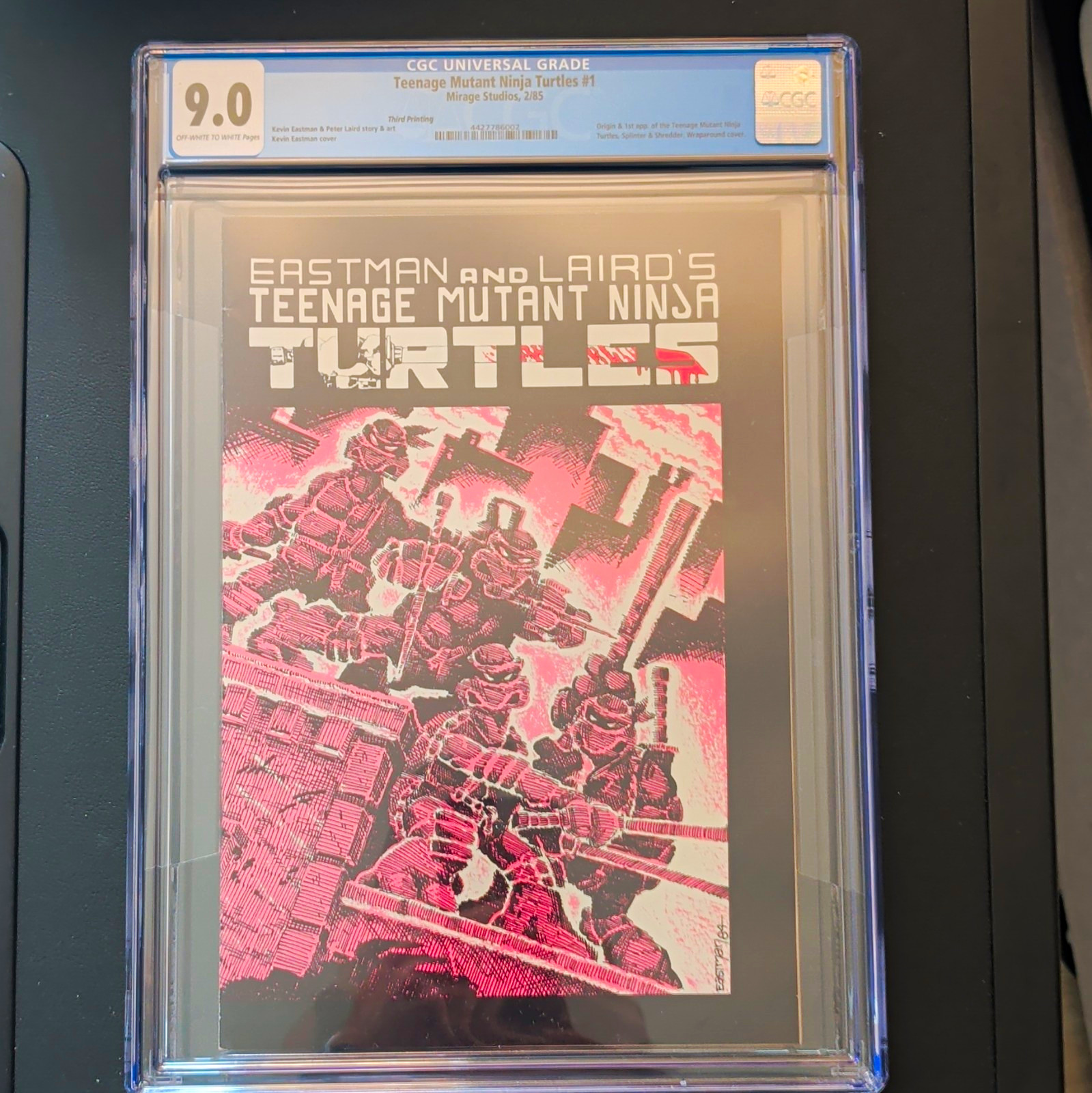 CGC 9.0 Teenage Mutant Ninja Turtles #1 Third Printing 1984 Mirage & Last Ronin