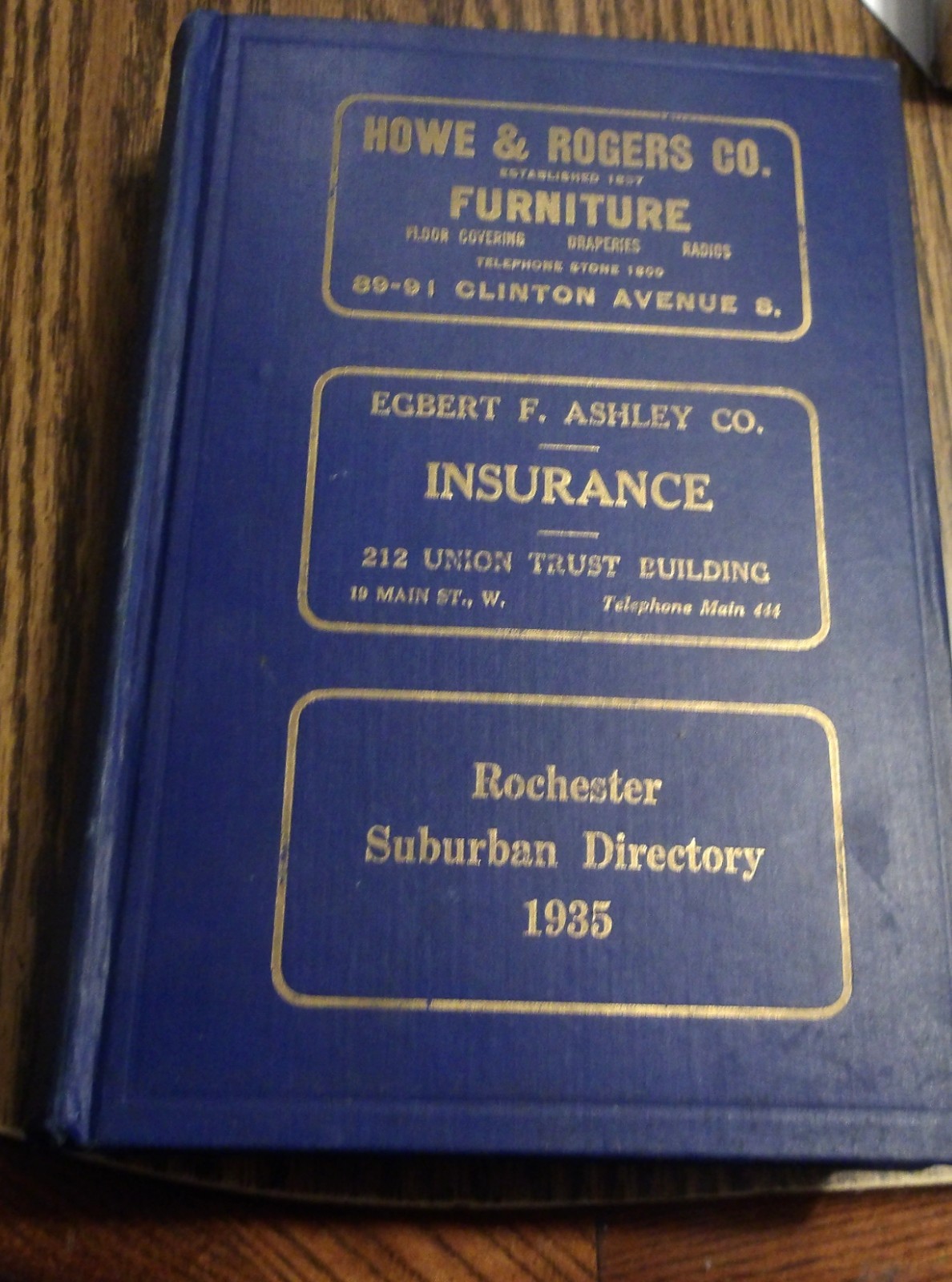1935 ROCHESTER NY SUBURBAN CITY DIRECTORY BRIGHTON GREECE IRONDEQUOIT PITTSFORD