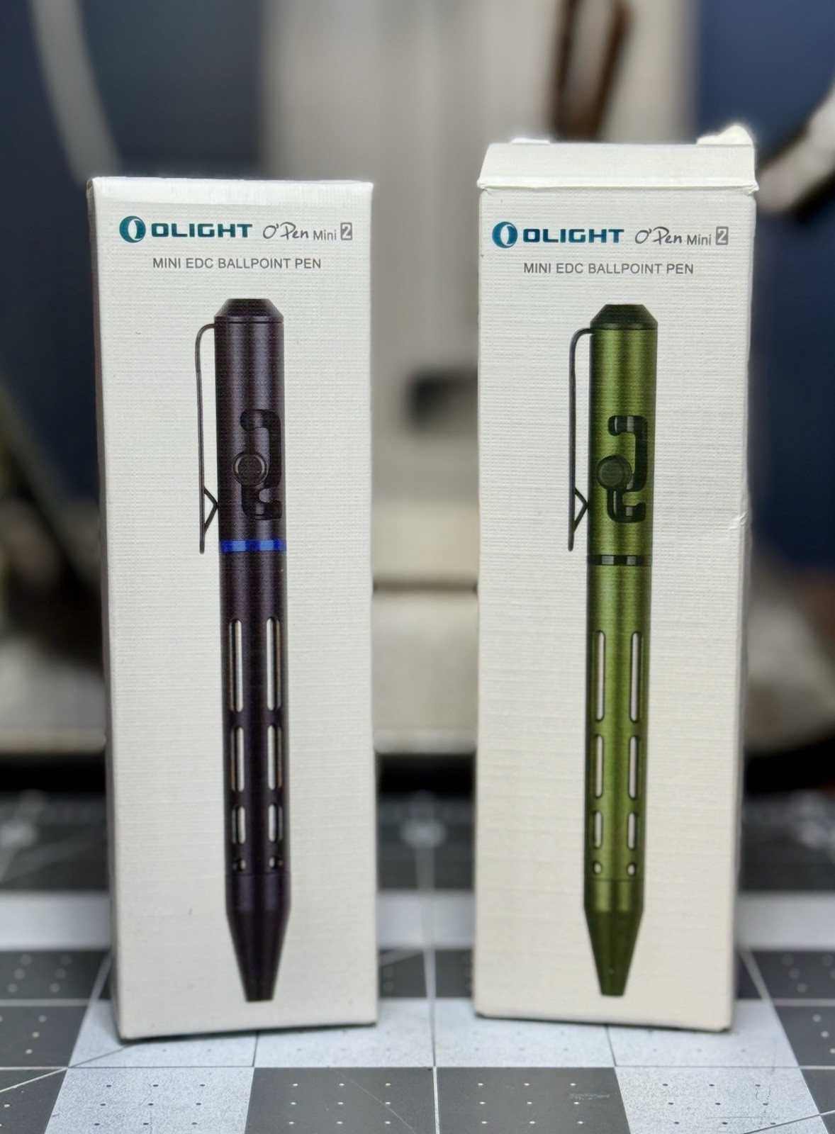 Rare Discontinued OLIGHT O’Pen mini2 In Black & Hard To Find OD Green