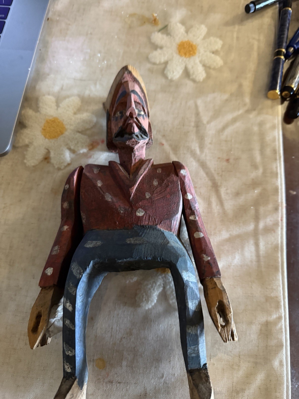 Antique St James Santiago Matamoros Carved Wood Latin Folk Art(H) Antique St James Santiago Matamoros Carved Wood Latin Folk Art(H)