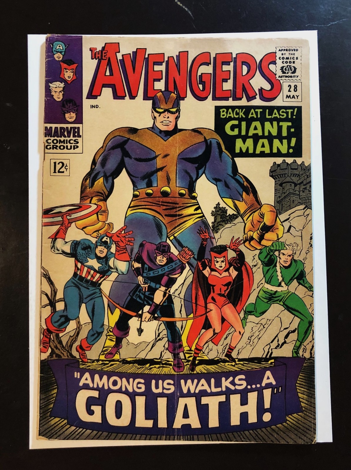 Avengers #28. VG 4.0. Captain America. Goliath. 1st App the Collector. 1966.