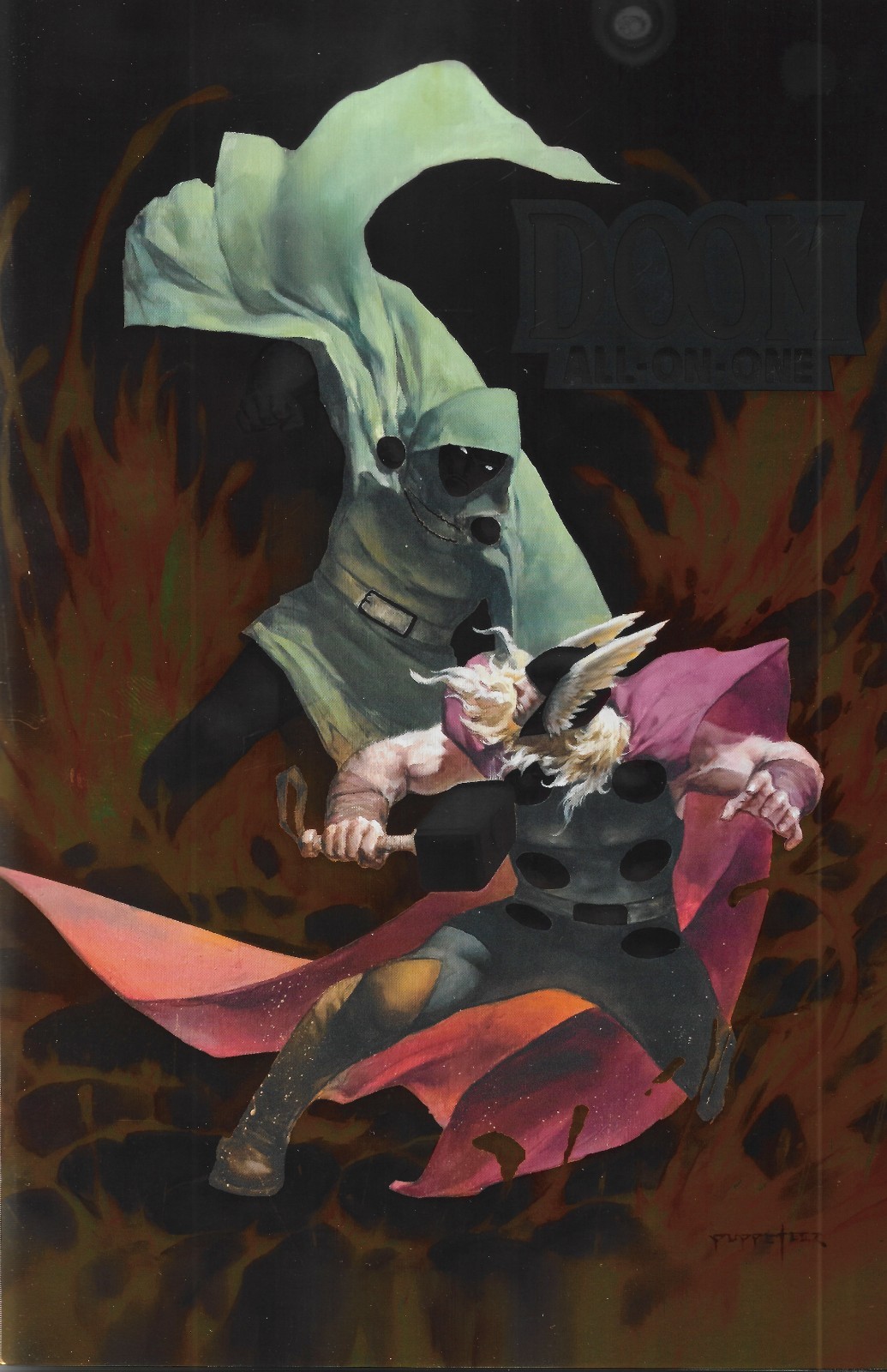 DOOM ALL-ON-ONE #1 PUPPETEER LEE FOIL VARIANT (MARVEL COMICS 2026)