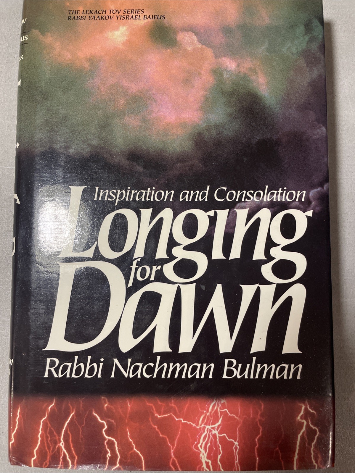 New Inspiration And Consolation, Longing For Dawn. H/c Jewish Book