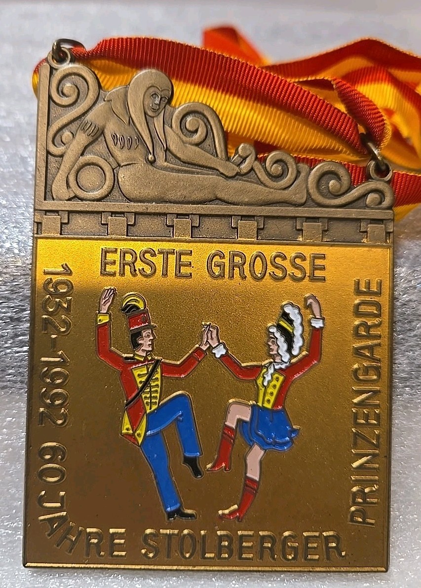 1992 German Carnival 60th Year Badge Medal 4\