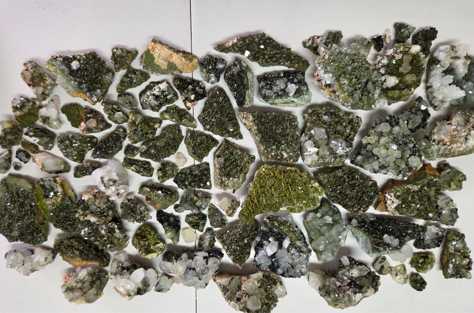 Turkey Quartz with Epidote – 24 LB Bulk Lot | Natural Crystal Specimens