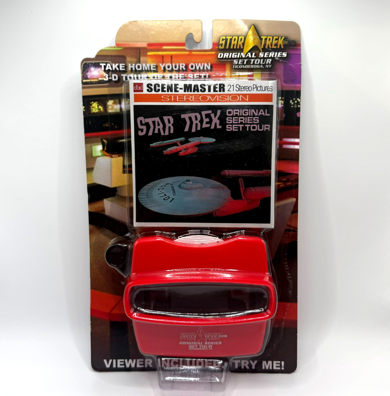 Star Trek Original Series Set Tour Scene-Master Stereovision 3D Viewer Collectib Star Trek Original Series Set Tour Scene-Master Stereovision 3D Viewer Collectib