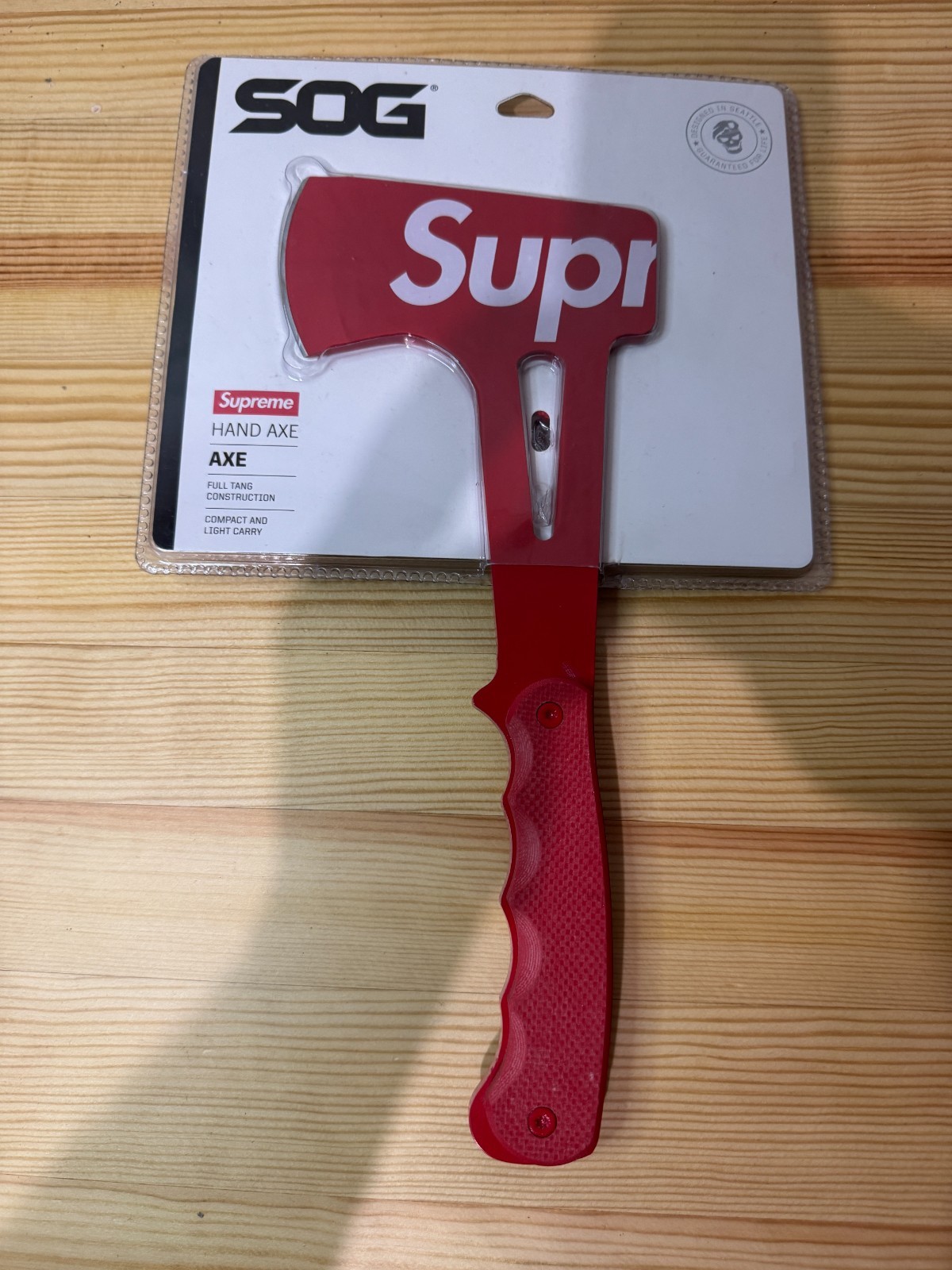 Supreme x SOG Hand Axe Red SS18 (SS18A59) One Size