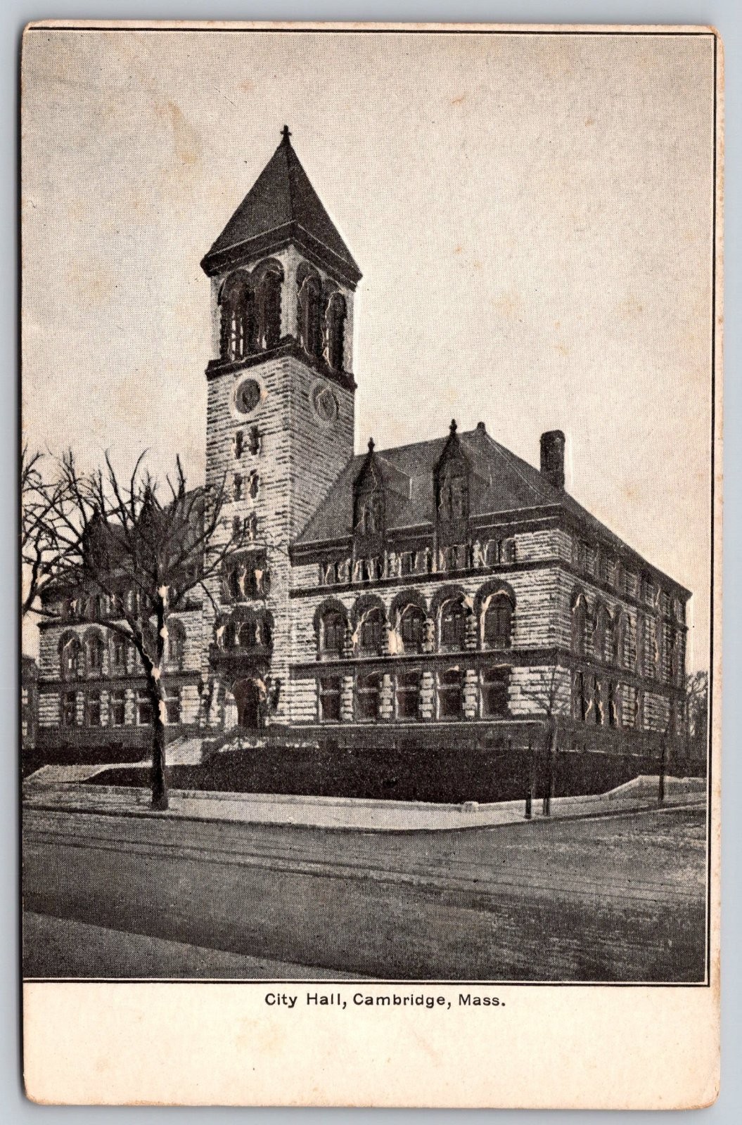 Cambridge Massachusetts City Hall Postcard PC260