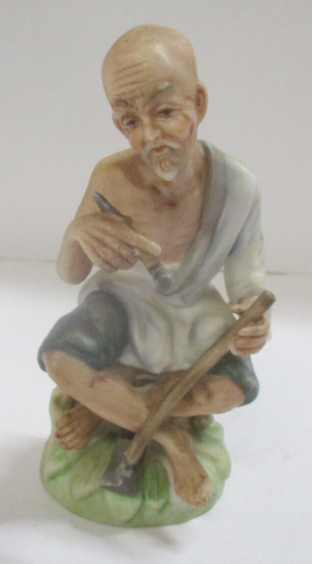 Vintage Napcoware Figurine Chinese Asian Old Man 165463