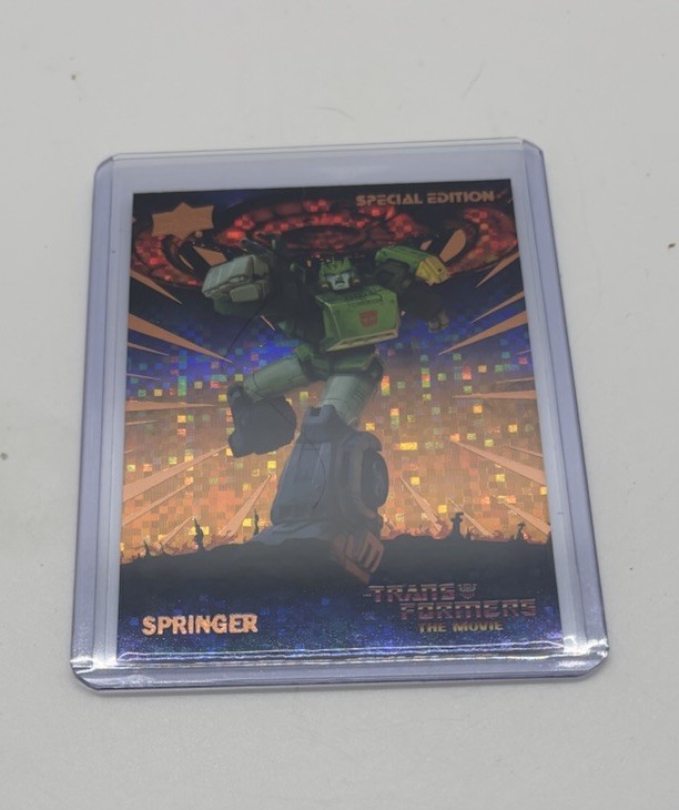 2026 UPPER DECK TRANSFORMERS THE MOVIE 40th SPRINGER GOLD UNICRON #5 Ser #54/86