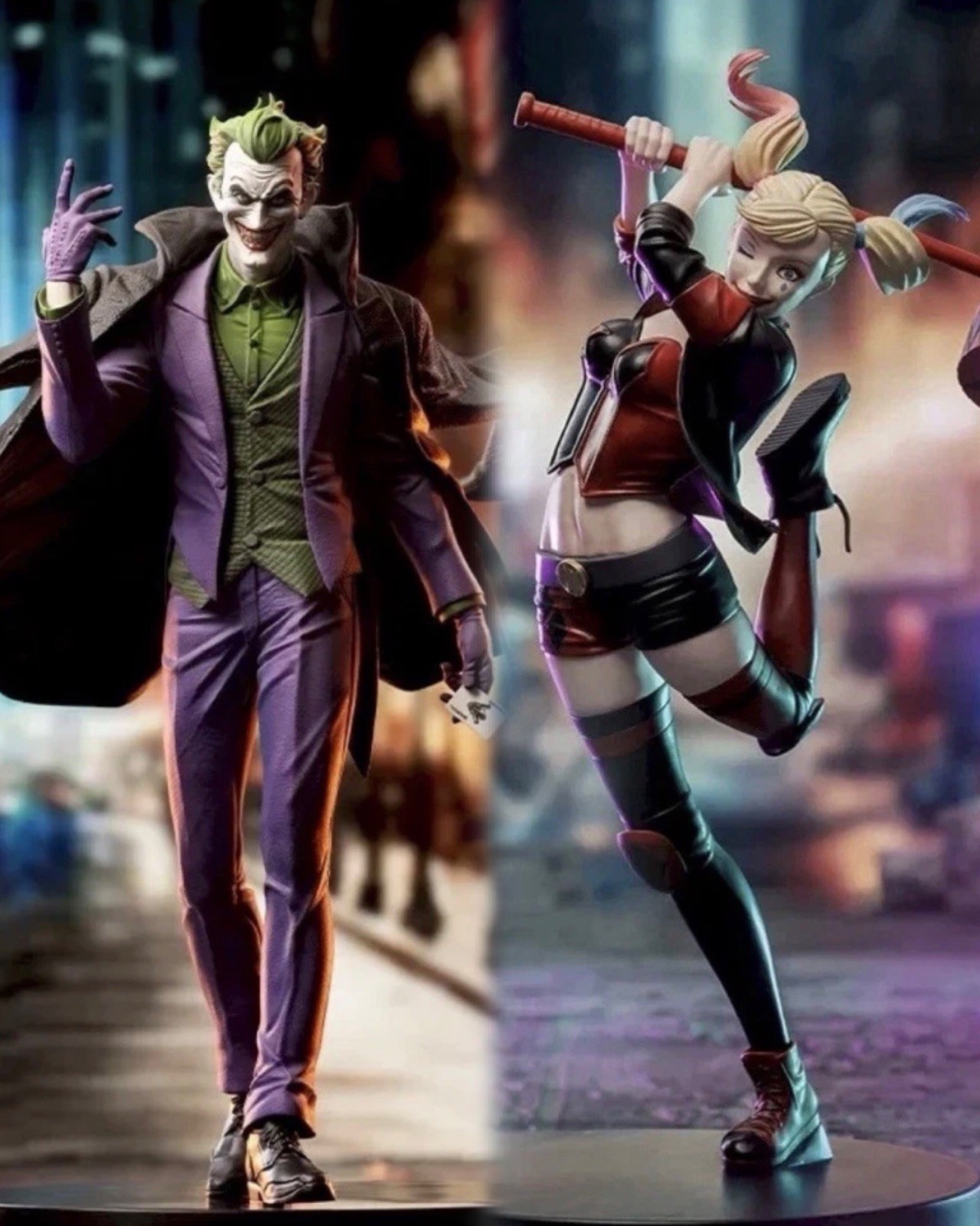 DC Comics The Joker & Harley Quinn ACT/CUT Premium Figures SEGA Japan