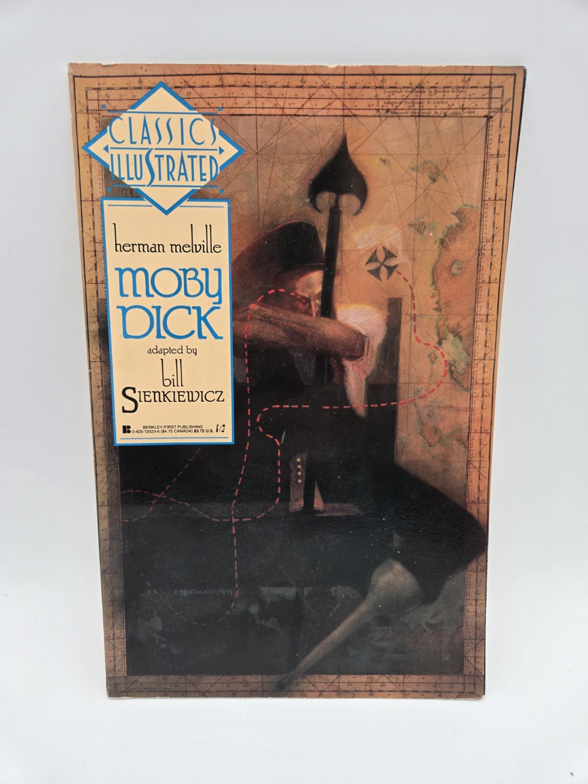 Moby Dick Classics Illustrated #4 1990 Bill Sienkiewicz Herman Melville