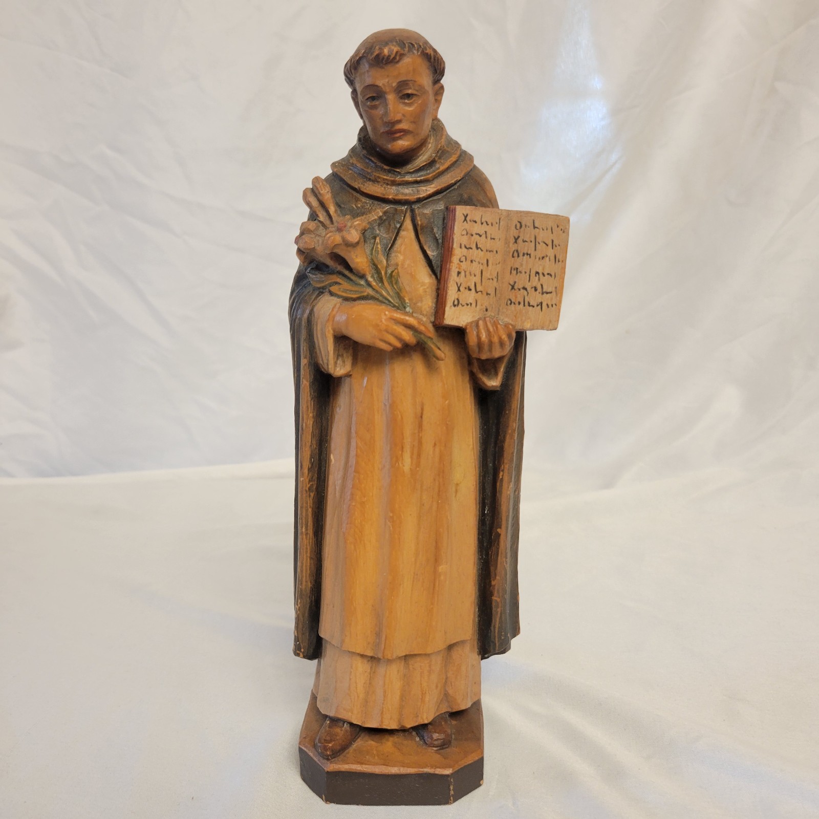 Saint Anthony Of Padua Handcarved Wooden 10.5\
