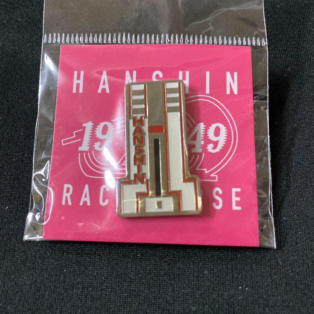 Horse Racing Hanshin Racecourse Pin Badge Unused JRA
