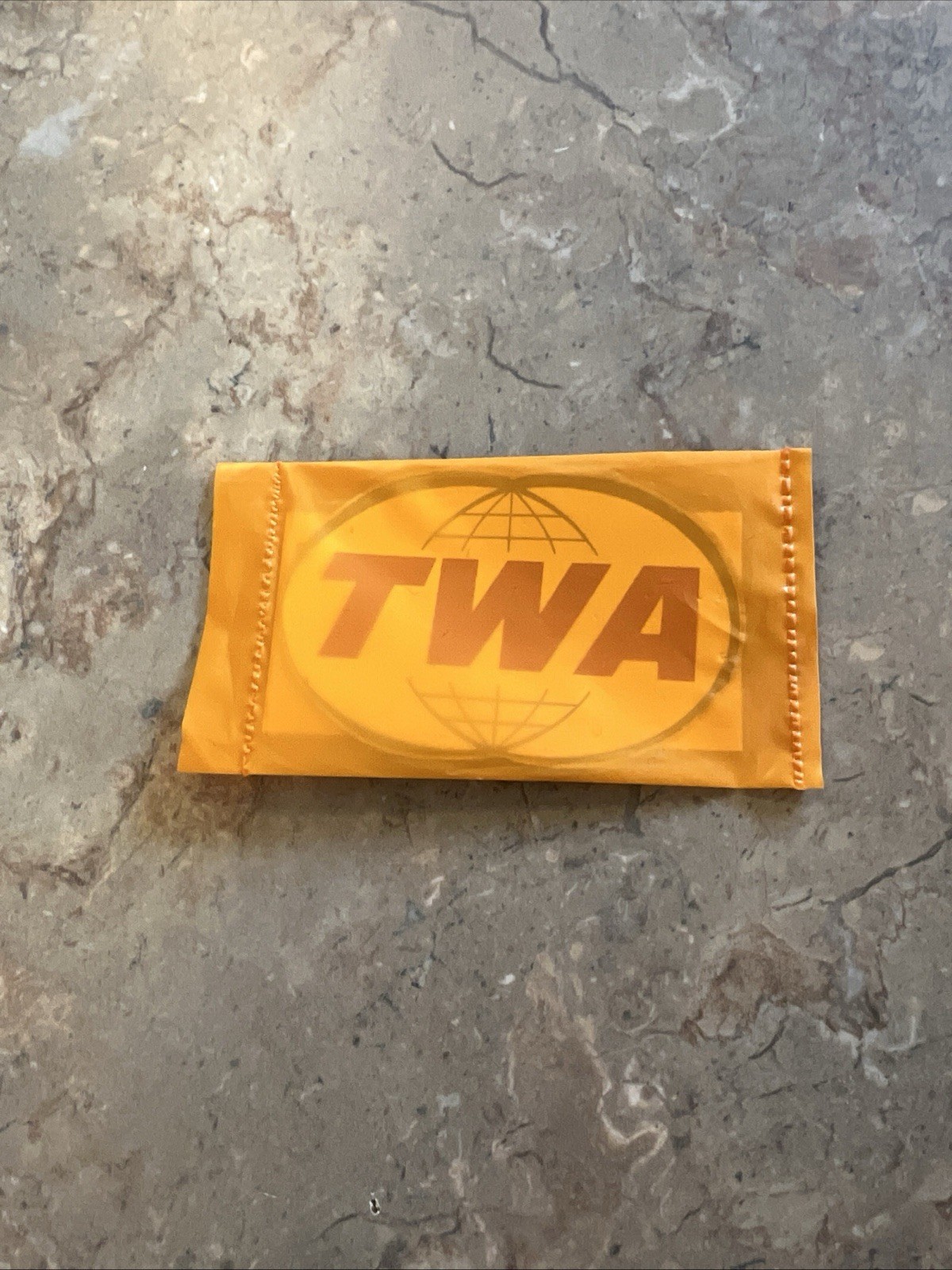 Vintage TWA Airline Decal STICKER In A Seal Pouch