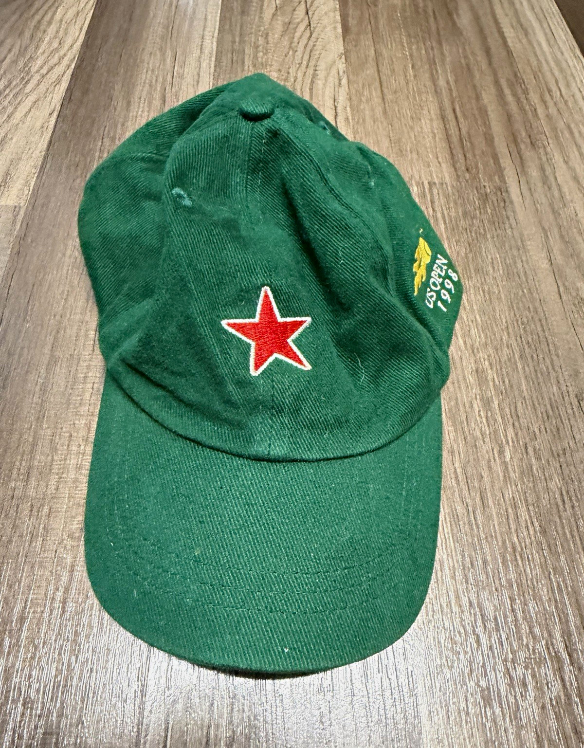 VTG 1998 US Open Tennis Heineken Promo Hat Green Strapback VTG 1998 US Open Tennis Heineken Promo Hat Green Strapback