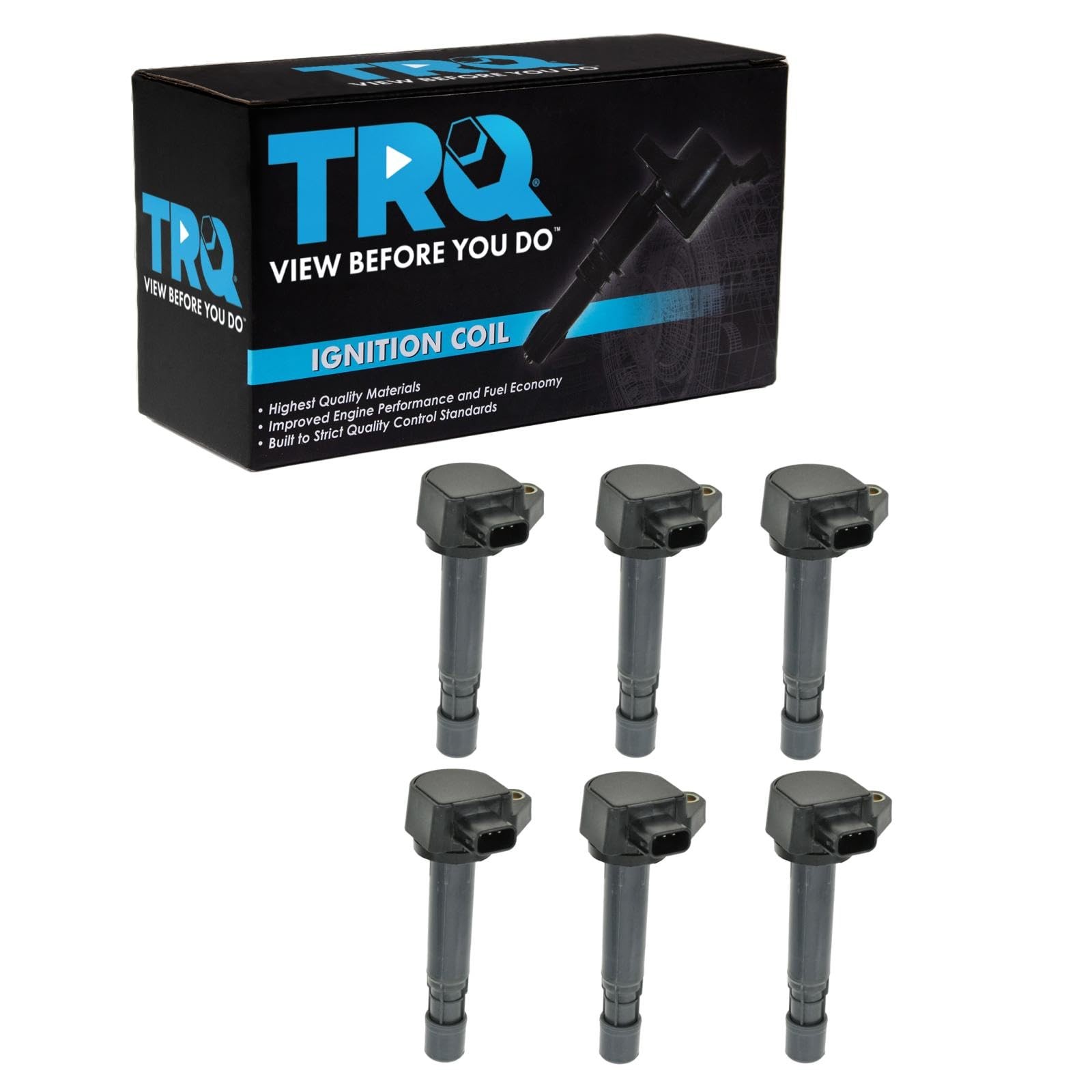 6 Piece Ignition Coil Set for Honda Acura Saturn V6 Vehicles Direct Fit Kit 6 Piece Ignition Coil Set for Honda Acura Saturn V6 Vehicles Direct Fit Kit