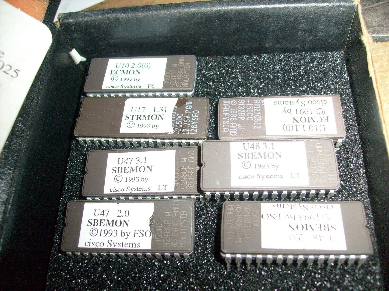7 Lot Cisco System IC lot from  1991 1992 1993 Eprom lot 