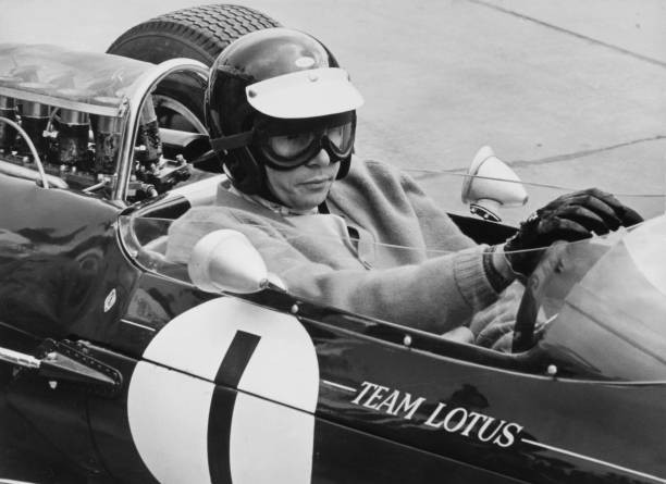 Sport Motor Racing 1960s Germany Racing driver Jim Clark car pract- Old Photo