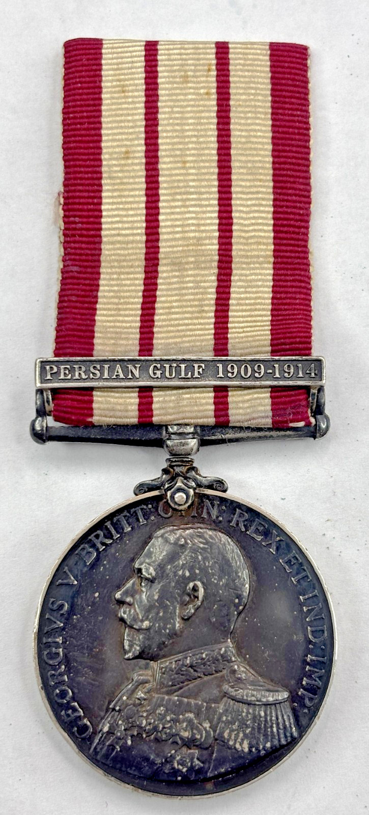 Royal Naval General Service Medal Persian Gulf 1909 Clasp HMS DARTMOUTH Named