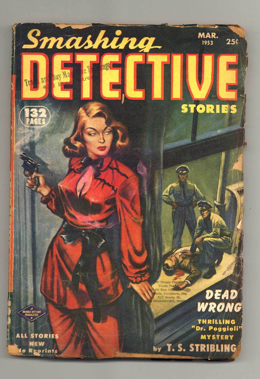 Smashing Detective Stories Pulp Mar 1953 Vol. 2 #3 VG