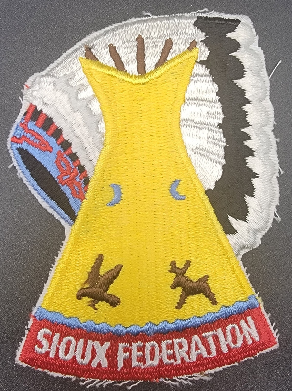 Vintage YMCA Y-Indian Guides Sioux Federation Patch
