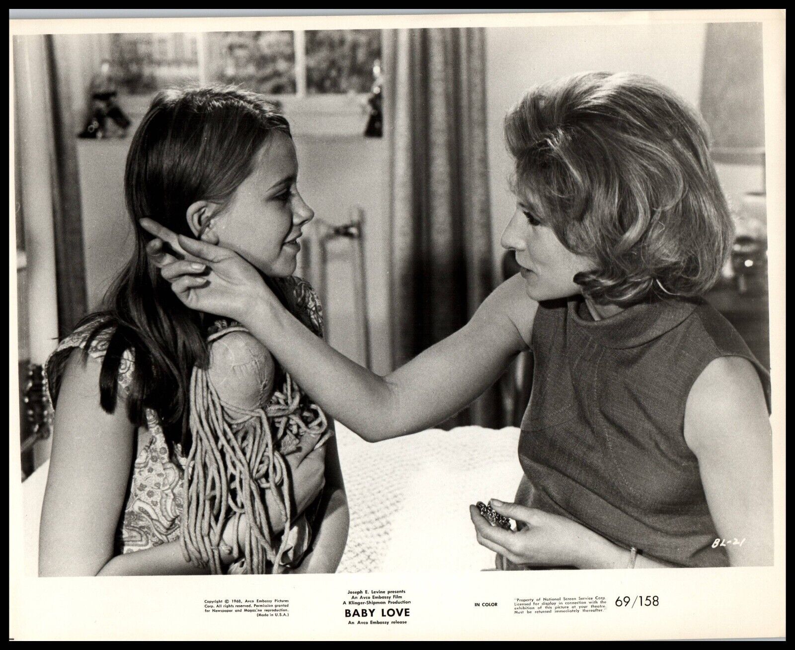 LYNDA HAYDEN + Ann Lynn in Baby Love (1969) STUNNING PORTRAIT ORIG Photo 630