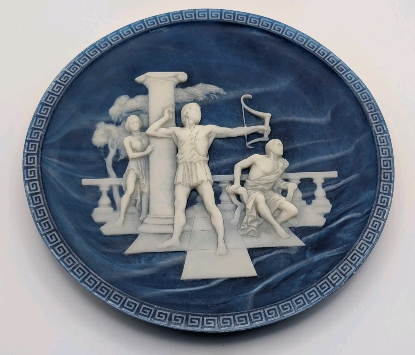 1986 Incolay Studios Return of Ulysses Cameo Plate Alan Brunettin Ltd Ed