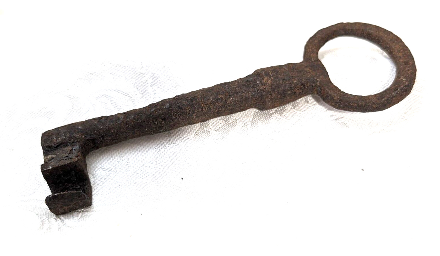 Large Heavy 5.5 Inch Cast Iron Skeleton Key Late 1800's