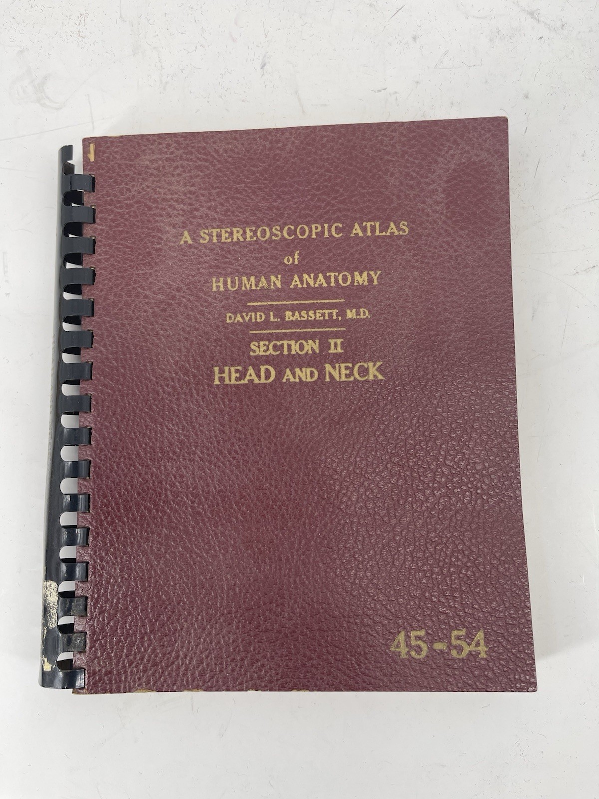 Vintage Bassett Stereoscopic Atlas Human Anatomy Head Neck View-Master Reels