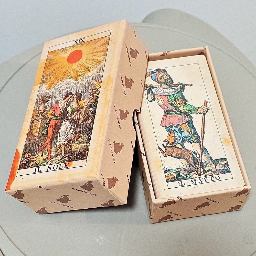 Soprafino Tarot 1830 Vintage Italian History Deck 78 Cards 12x7cm (4.7x2.8in)