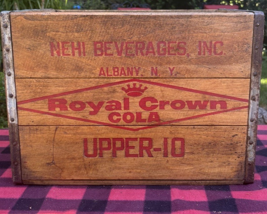 Hard To Find Vintage Royal Crown cola Soda Crate NEHI Beverages SUPER CLEAN
