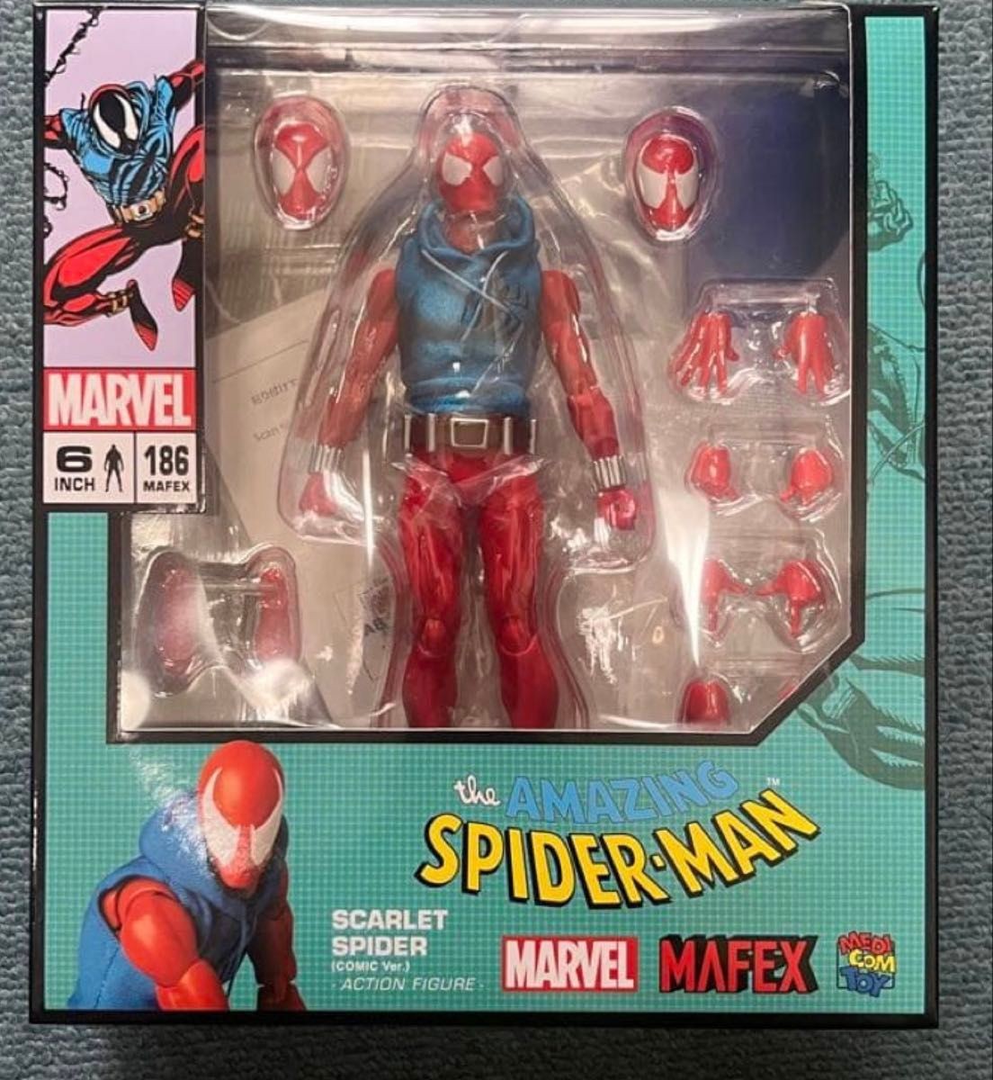 Brand new Unopened MAFEX No.186 Scarlet Spider