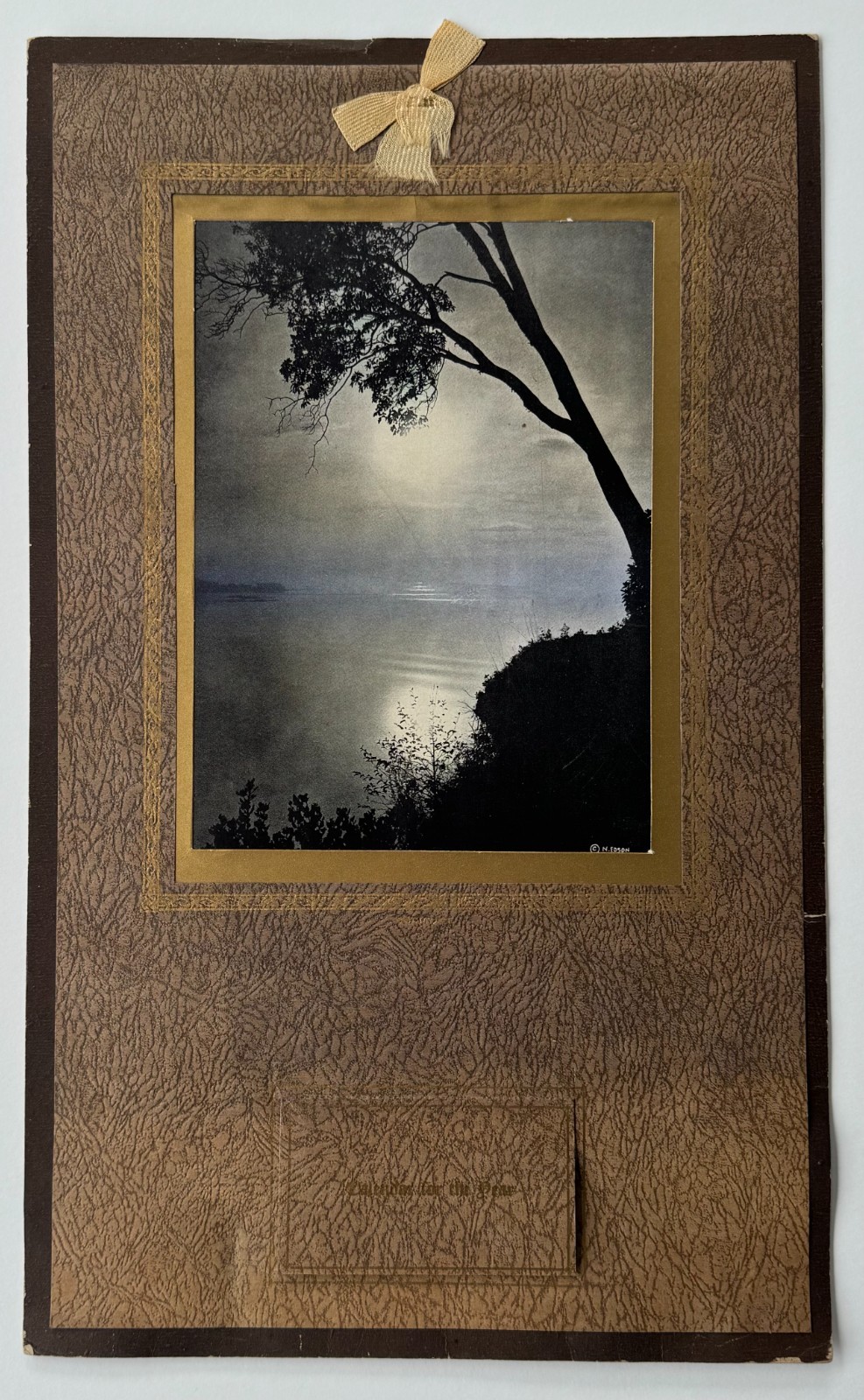1930 Norman Edson Solitude Vashon Island WA Complete Calendar F.B. Wines Tacoma